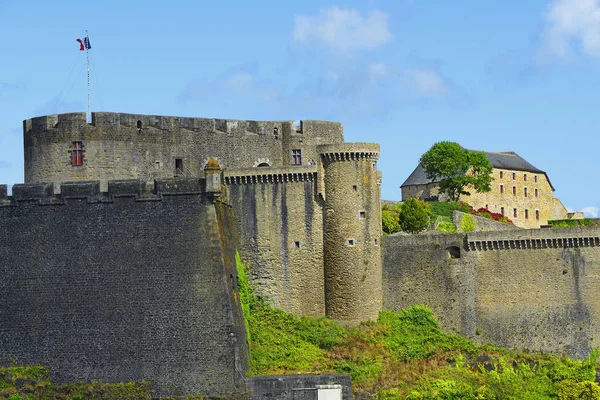 Porto Vecchio Castello Della Città Brest Finistere Bretagna Francia — Foto Stock