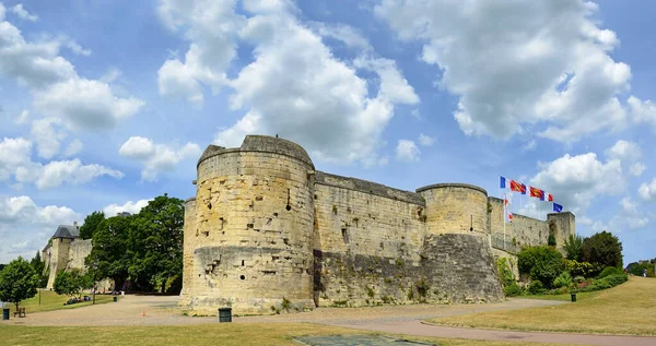 Castelo Caen 1060 Guilherme Normandia Estabeleceu Uma Nova Fortaleza Caen — Fotografia de Stock