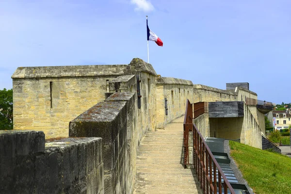 Mura Del Castello Caen 1060 Guglielmo Normandia Stabilì Una Nuova — Foto Stock