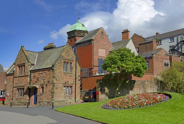 Historické Centrum Carlisle Carlisle Město Okresní Město Cumbria Anglie Spojené — Stock fotografie