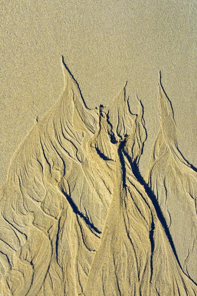 Абстрактные Формы Песке Фон — стоковое фото