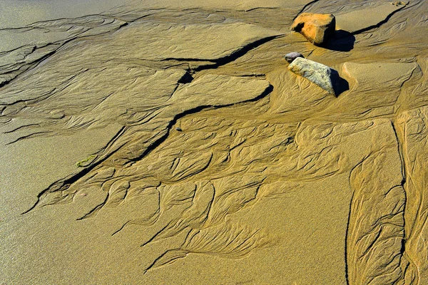 Abstraktní Tvary Písku Pozadí — Stock fotografie