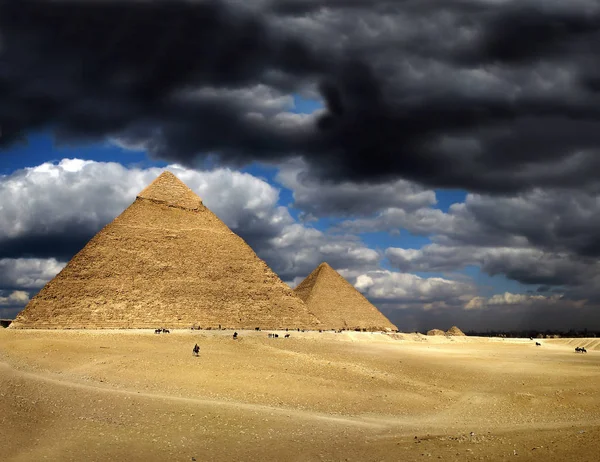 Pyramid Giza City Cairo Egypt Unesco World Heritage Site — 스톡 사진