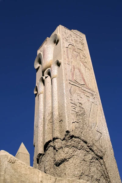 アフリカ エジプト ルクソール カルナック神殿 ユネスコ世界遺産 — ストック写真