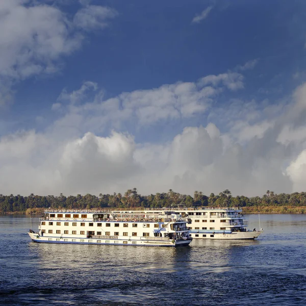 Barco Río Nilo Egipto — Foto de Stock