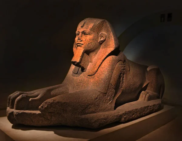 Raster Museum Ägyptische Artefakte Raster Frankreich Geschichte Ägyptens Ägyptische Sphinx — Stockfoto