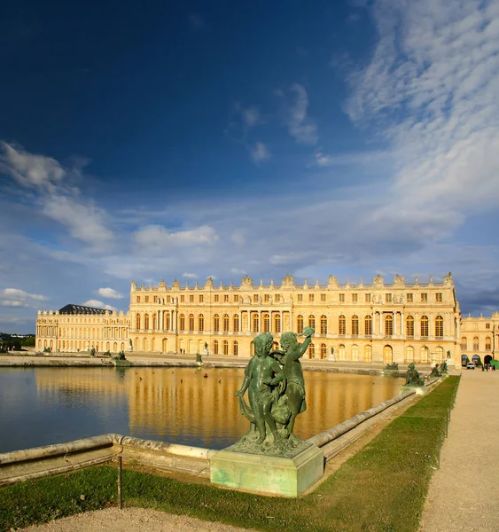 Versay Daki Kraliyet Sarayı Saray Çevre Bahçeler Fransa Nın Unesco — Stok fotoğraf