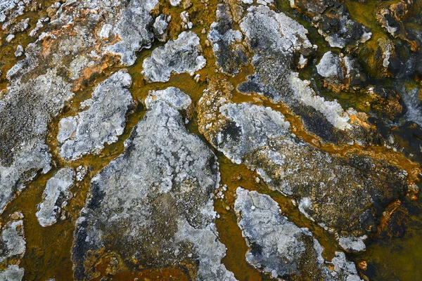 Драйв Пожарного Озера Живописные Пейзажи Термальной Активности Йеллоустонского Национального Парка — стоковое фото
