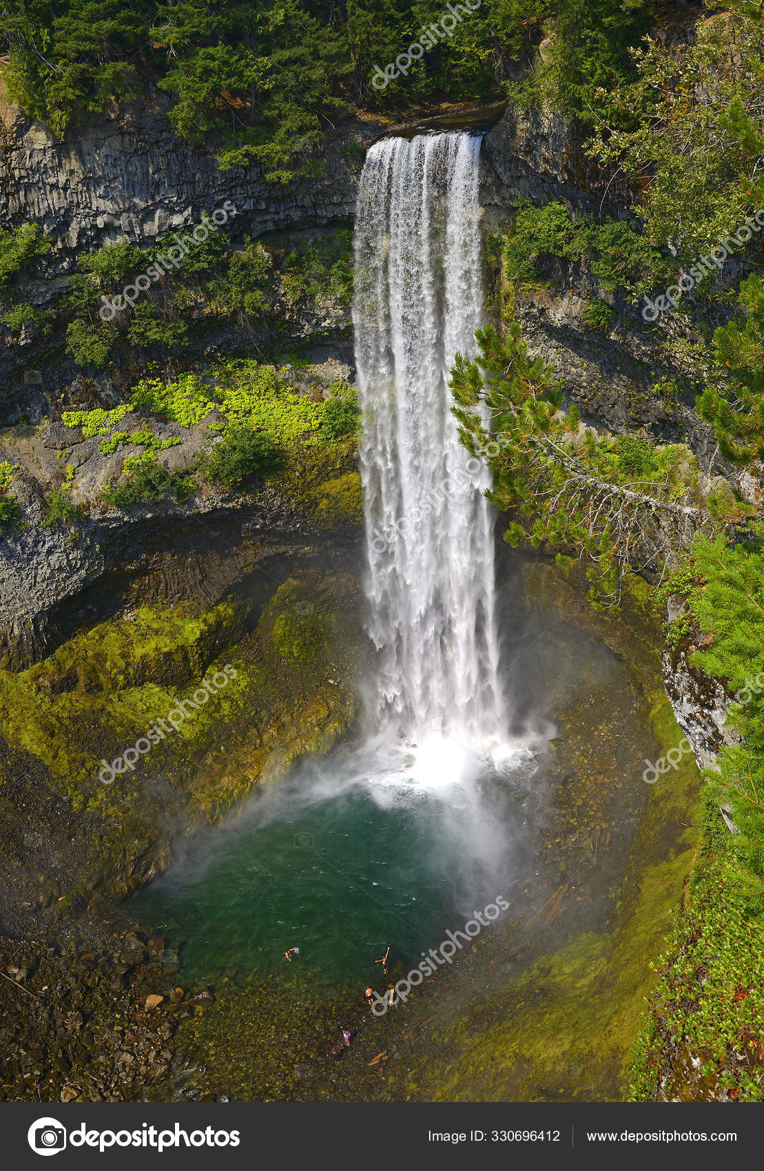 Brandywine Falls Provincial Park Whistler British Columbia Canada Stock