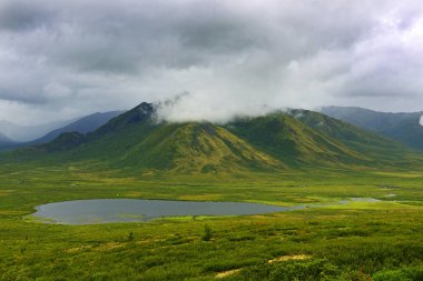 beautiful view of the mountains,  Tombstone Park, Yukon, Canada