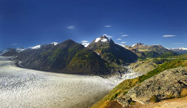 Blick Auf Den Wunderschönen Lachsgletscher Britische Columbia Kanada — Stockfoto