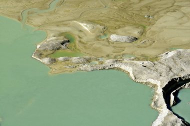 Eriyen Buzul Pasterzen, Grossglockner masiv dağı, Hohe Tauern Ulusal Parkı, Avusturya