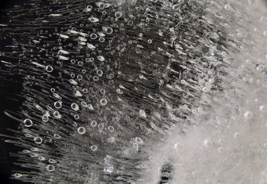 Buz yarığı, soyutlama, arkaplan