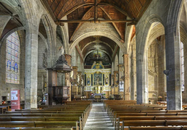 Церква Святого Сулпайса Фугереса Найстаріша Парафіяльна Церква Фугересі Бретані Північно — стокове фото