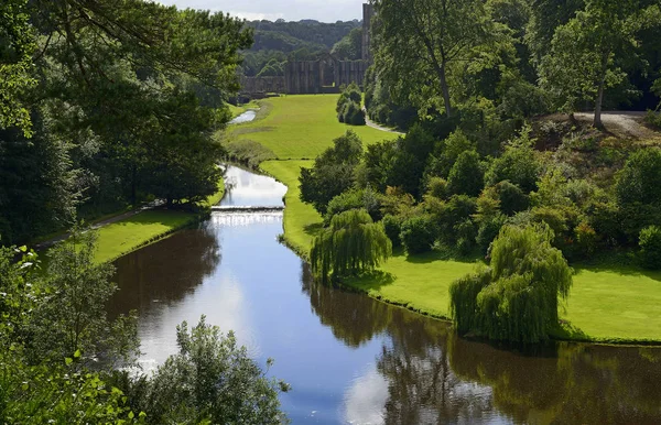 Engeland Noord Yorkshire Ripon Fonteinen Abbey Straatsburg Royal Unesco World — Stockfoto