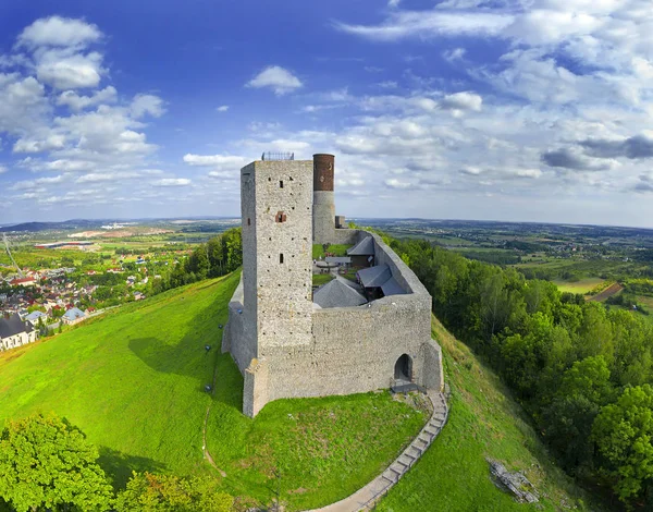 Castelo Chechênia Perto Kielce Foi Construído Virada Dos Séculos Xiii — Fotografia de Stock
