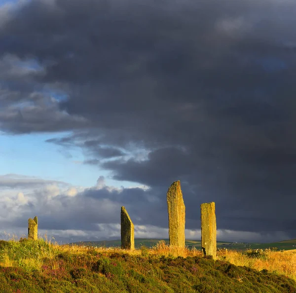 Anel Brodgar Parte Coração Orkney Neolítica Património Mundial Unesco Escócia — Fotografia de Stock