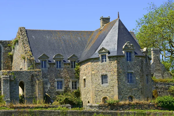 Old Abbaye Maritime Beauport Paimpol Cotes Armor Brittany France — стоковое фото