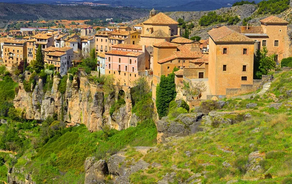 Cuenca Miasto Skałach Skalnych Hiszpania Unesco Światowe Dziedzictwo Unesco — Zdjęcie stockowe