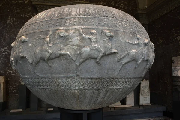Pergame Vazosu Olarak Bilinen Cenaze Vazosu Pergame Marble Yüzyıl Louvre — Stok fotoğraf