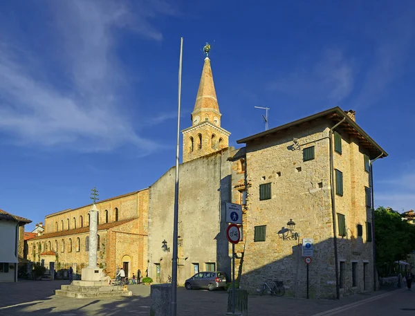 Basilica Sant Eufemia Croce Del Patriarcato Gradese Campo Dei Patriarchi — стоковое фото