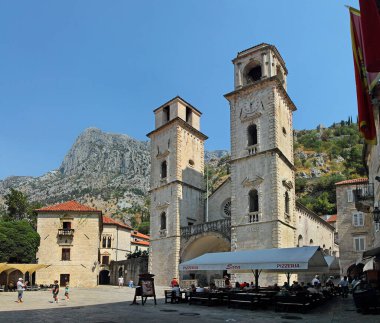 Kotor - Eski kentin romantik sokakları, Kotor Körfezi (Boka Kotorska), Karadağ, Unesco 'nun Dünya Mirası Bölgesi