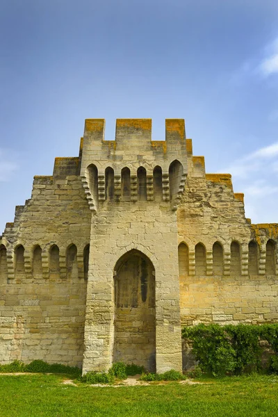 Stadsmuren Wallen Van Stad Avignon Provence Frankrijk Unesco Werelderfgoed — Stockfoto