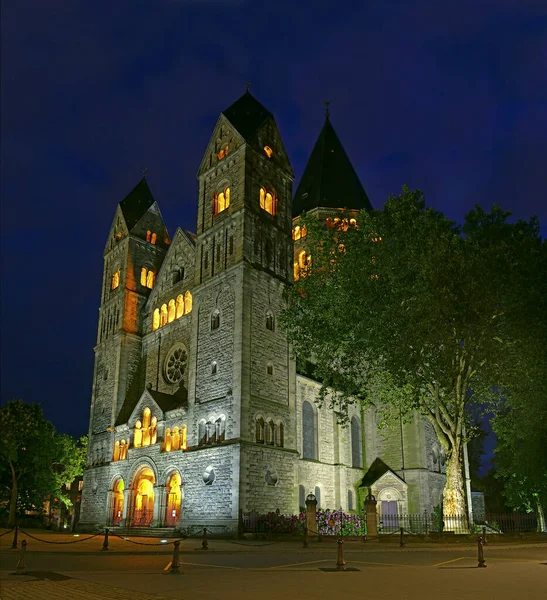 Temple Neuf Metz Mozelę Lorraine Francja — Zdjęcie stockowe