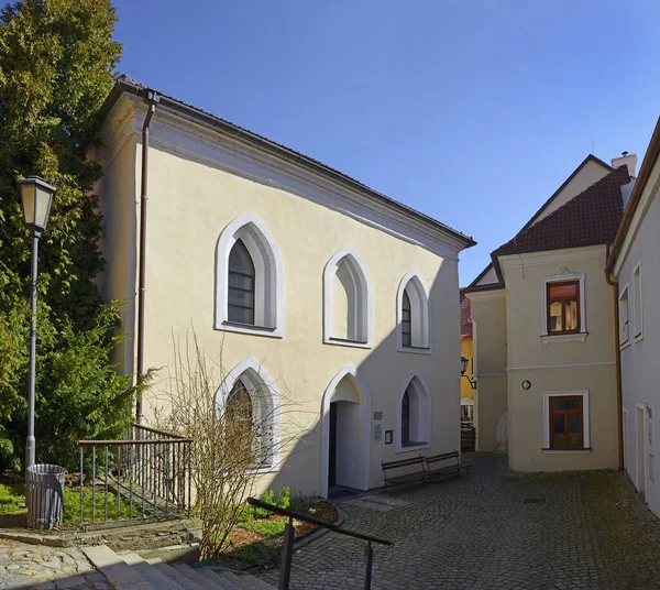 Trebic República Checa Exterior Sinagoga Del Frente Trebic Ahora Sirve — Foto de Stock