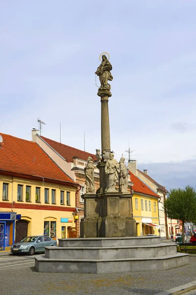 Historisches Zentrum Von Blatna Böhmen Tschechien — Stockfoto