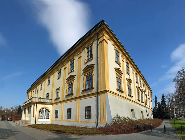 Die Ehemalige Burg Heute Ein Museum Der Stadt Zlin Mähren — Stockfoto