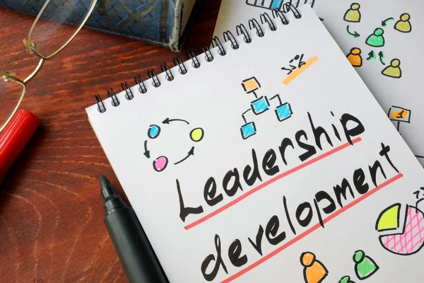 Leadership Development written on a paper. — Stock Photo, Image