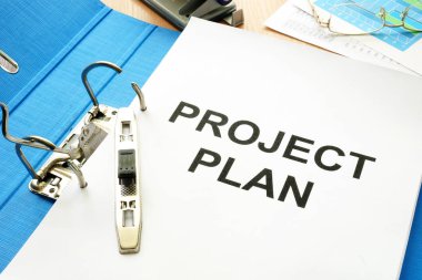 Klasör ve belge başlık proje planı ile.