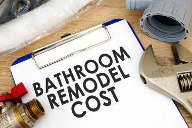 Pano kelime banyo tadilat maliyet ile. Yenileme tahmin.