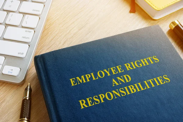 Book with title Employee rights and responsibilities.