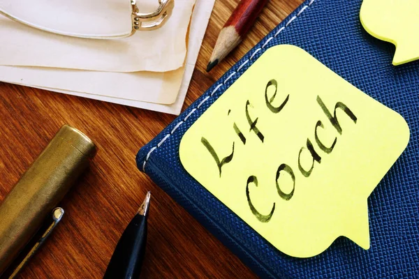 Memo Find Life Coach Notepad — Stock Photo, Image