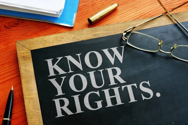 Redundancy Concept Know Your Rights Sign — Stock Photo, Image