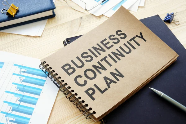 Bcp Business Continuity Plan Table — Stock Photo, Image