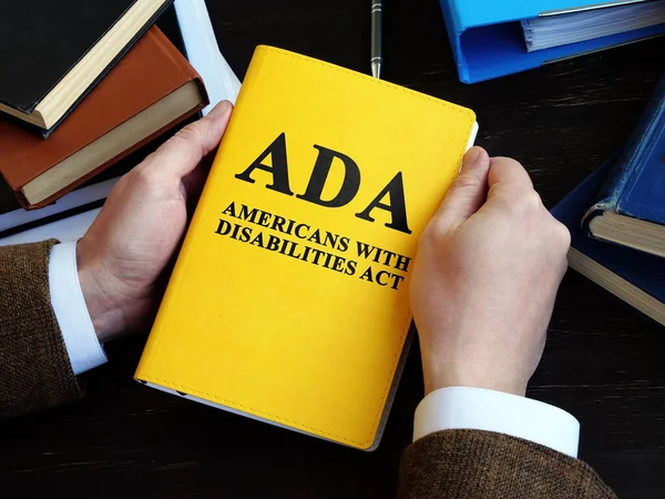 장애가 미국인들의 표면에 Ada — 스톡 사진