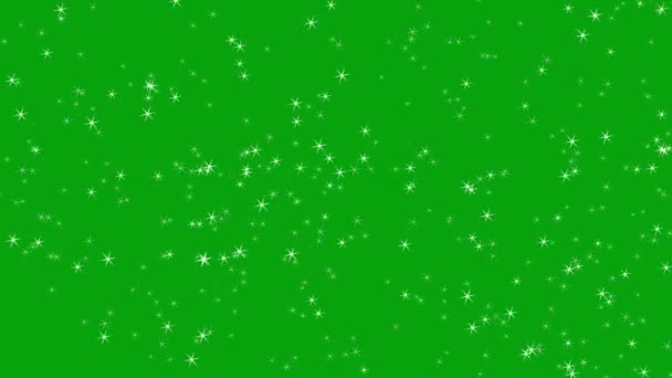 Brilla Gráficos Movimiento Con Fondo Pantalla Verde — Vídeo de stock