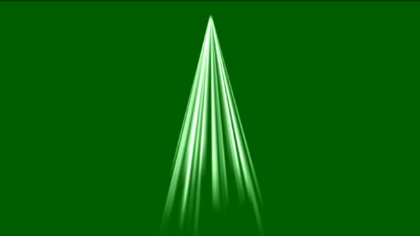 Rayons Lumière Avec Fond Vert — Video