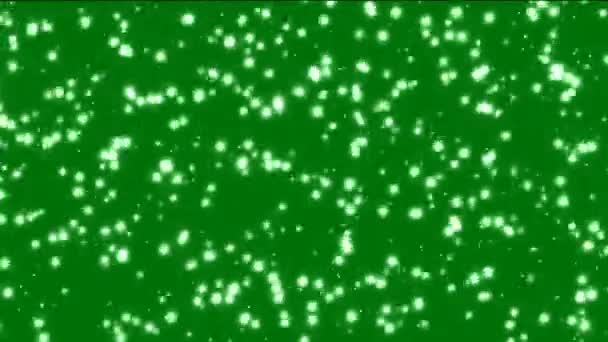 Yeşil Ekran Arkaplanlı Çılgın Flaş Işıkları Hareket Grafikleri — Stok video