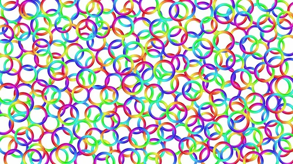 Rainbow Colored Circles Beautiful Texture Background — 스톡 사진