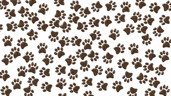 Animal foot prints beautiful texture background