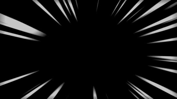 Grafika Pohybu Čar Bílé Rychlosti — Stock video