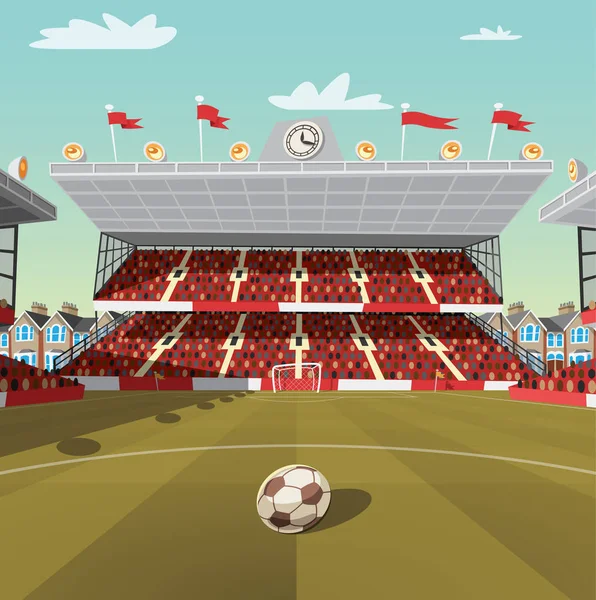 English football stadium — Stock Vector