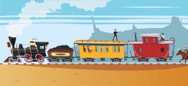 Vahşi Batı buhar tren soygunu