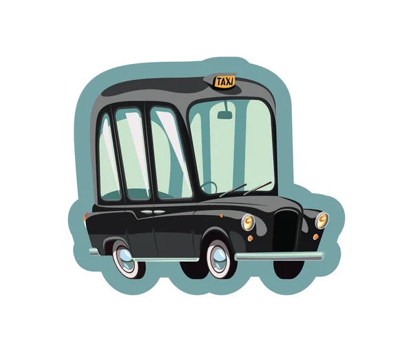 Taxi viejo de Londres — Vector de stock