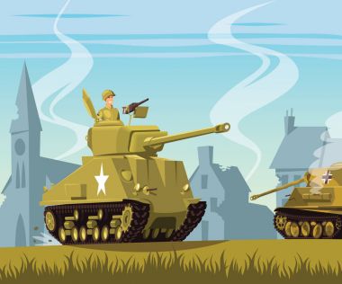 Dünya Savaşı savaş Amerikan tank