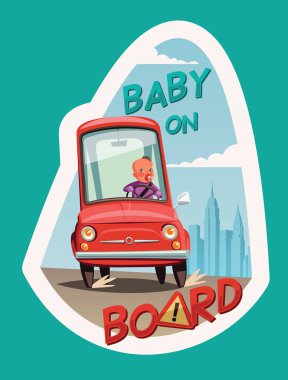 Baby on board çıkartmaları